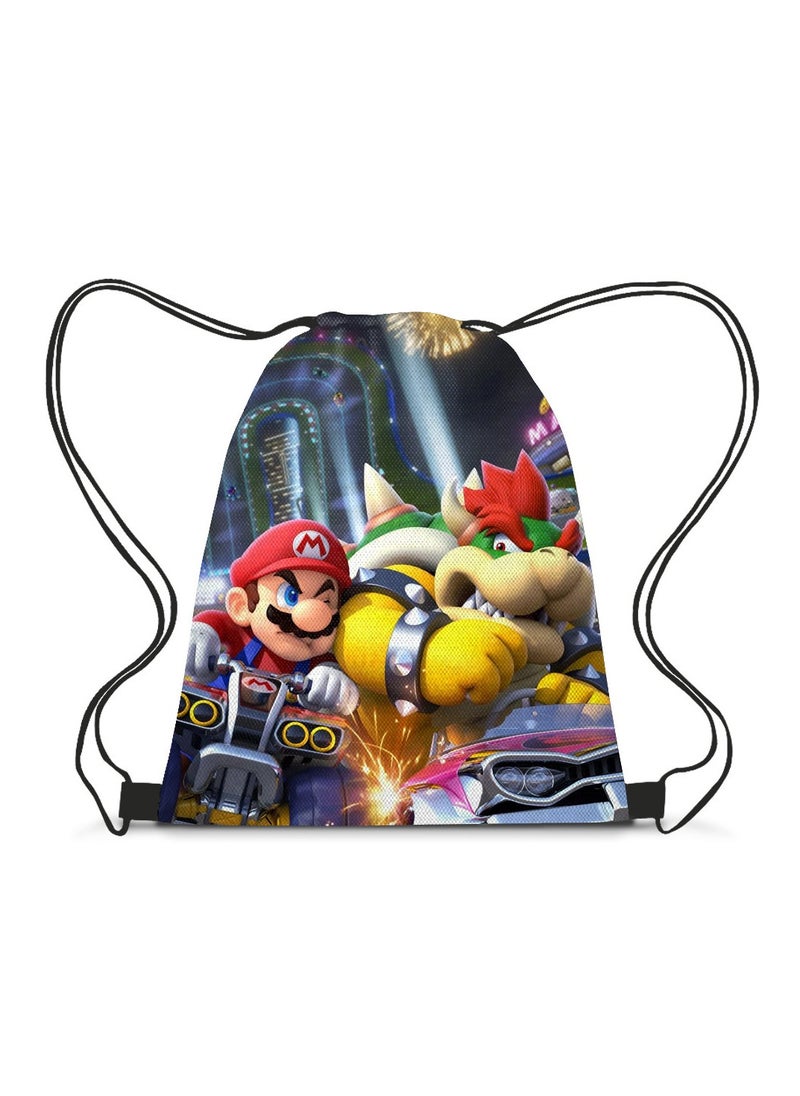 Mario - Mario Drawstring Bag Backpack 35*45cm - Image 1