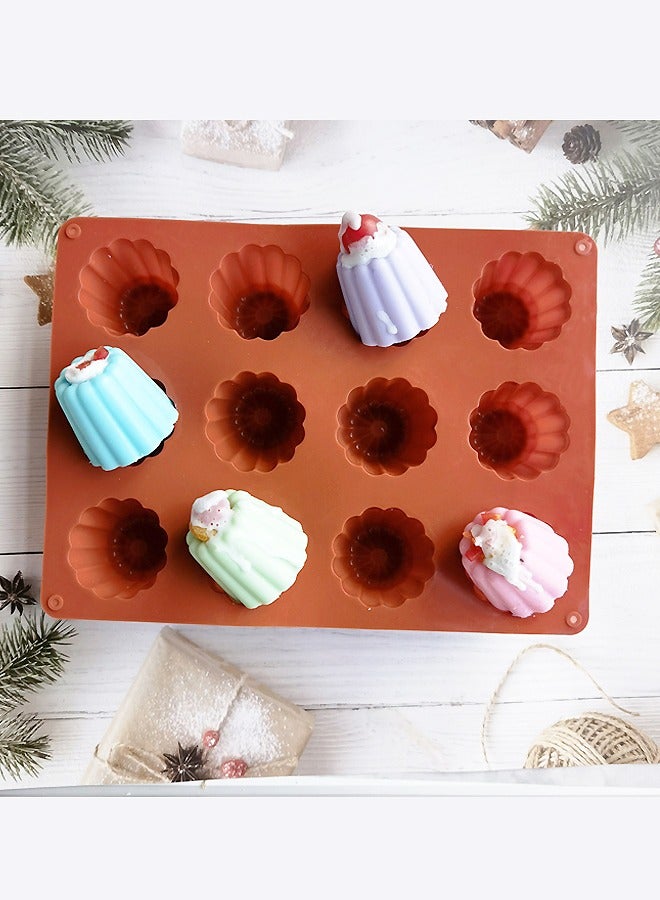 WooFree 12 Hole Silicone Keluli Cake Mold - Image 1