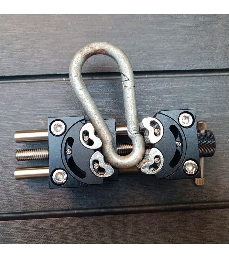 Black Heavy Duty Aluminum Alloy Bench Vise With Self Adjusting Jaws For DIY Jewelry Making Repair - Image 1