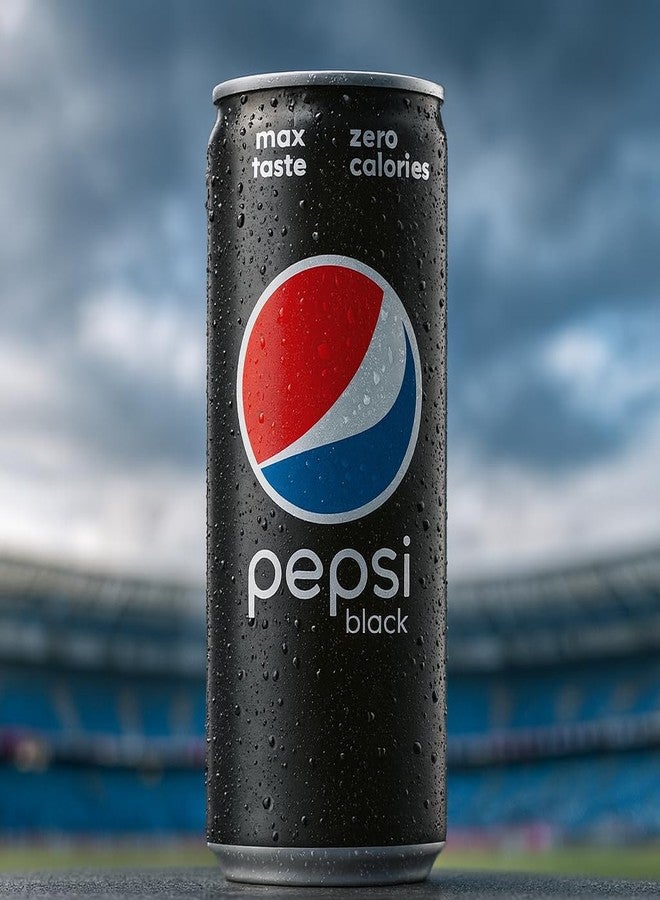 Pepsi Black Soft Drink – Zero Sugar Cola Beverage (Pack of 3) - 250ml Cans By COUGAR | Bold Flavour Carbonated Drink | Slim Can Format for Easy Storage & Travel | Suitable for Parties, Meals, Refreshment & Sharing | (Imported) - Image 3