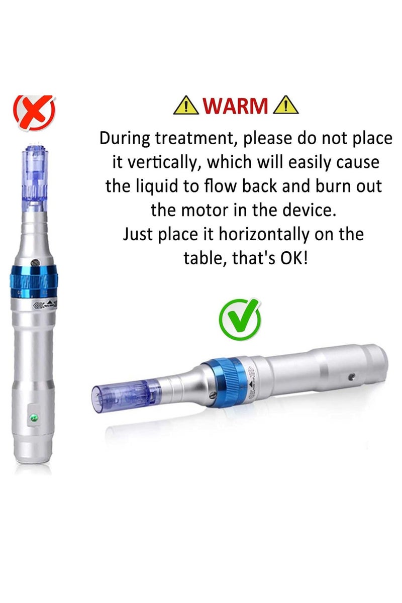 دكتور بن قلم ديرما بروفيشنال من دكتور بن A6 مزود بستة خراطيش و12 سنًا للاستخدام على دكتور بن - Image 2