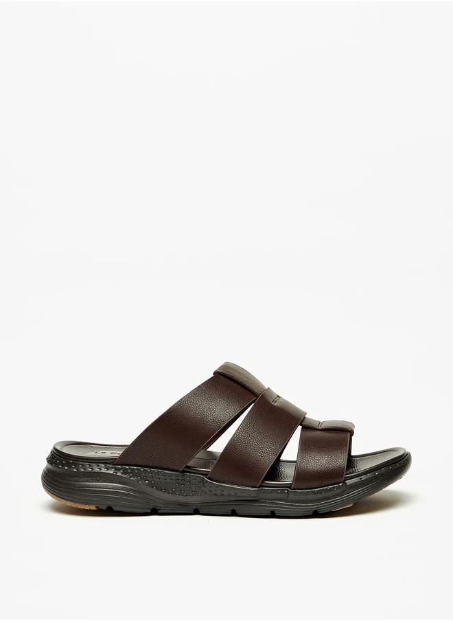 Le Confort Men's Solid Slip-On Sandals