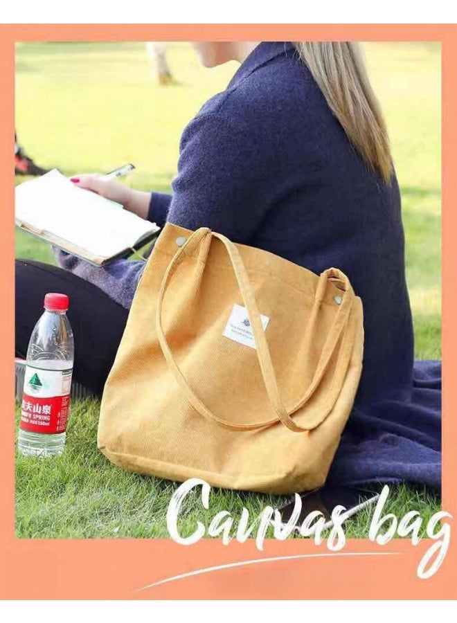 حقيبة تسوق للجنسين بسعة كبيرة، حقيبة يد قماشية للرجال/النساء، حقيبة يد كلاتش، حقيبة كتف كبيرة السعة، حقيبة جانبية، حقيبة حمل، حقيبة كتف للبنات والأولاد والطلاب والسيدات والمراهقين والأطفال - Image 2