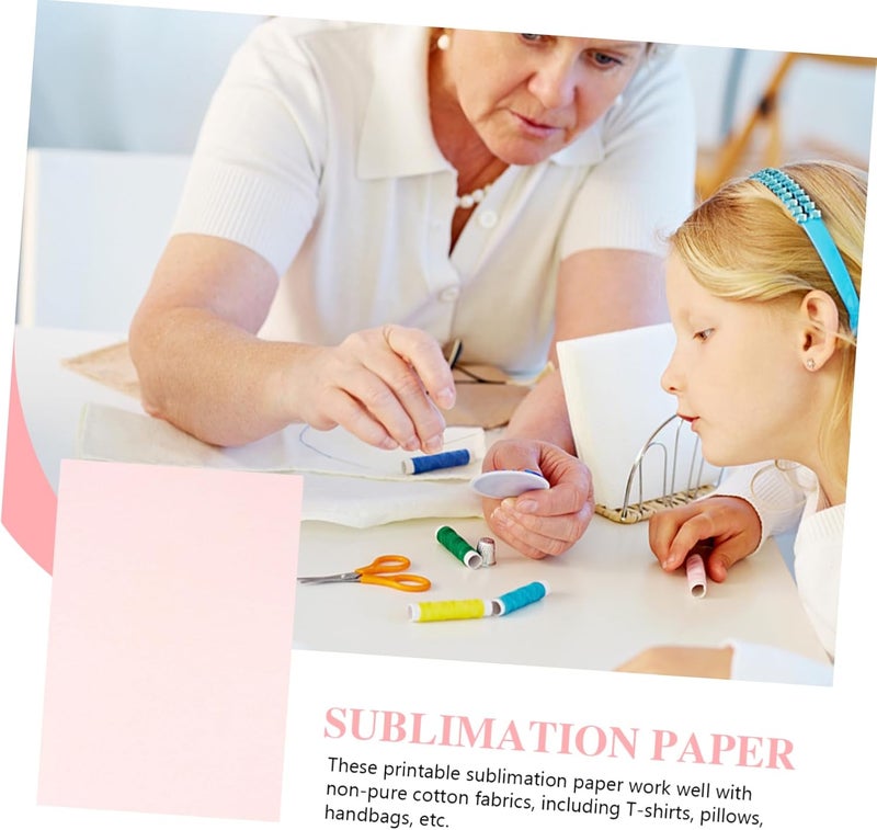 DOITOOL 40 Sheets A4 Heat Transfer Paper Sublimation Paper for Non-pure Cotton Diy T-shirts Pillowcases Handbags - Image 5