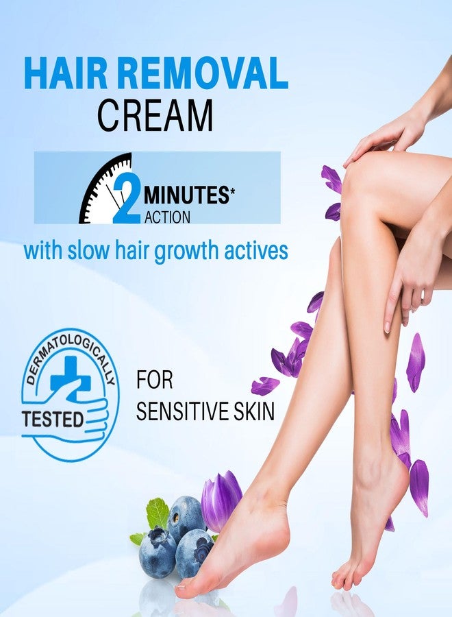 Nimson Silk Plus Strawberry, Avocado & Blueberry Hair Removal Cream Suitable for Legs, Underarms, Bikini Line & Arms For All Type Skin - 60g (Pack of 3) - Image 5