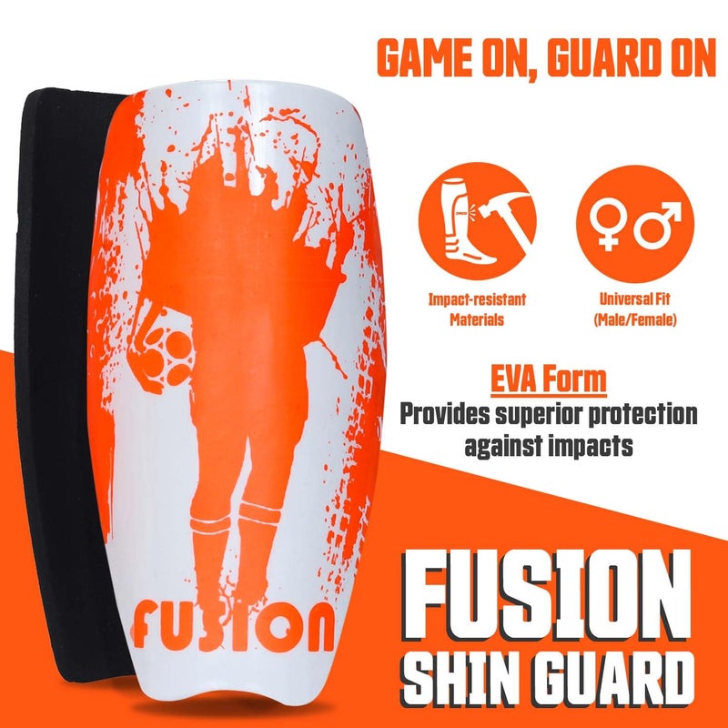 synco Fusion Shin Guard | Slipin Shin Pads for Football Training & Matches | Extra Protection and Comfort | Youth and Adults | Soccer, Hockey Protection Gear | Durable, Lightweight & Comfortable Fit - Image 2