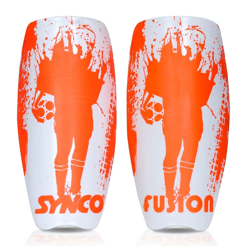 synco Fusion Shin Guard | Slipin Shin Pads for Football Training & Matches | Extra Protection and Comfort | Youth and Adults | Soccer, Hockey Protection Gear | Durable, Lightweight & Comfortable Fit - Image 1