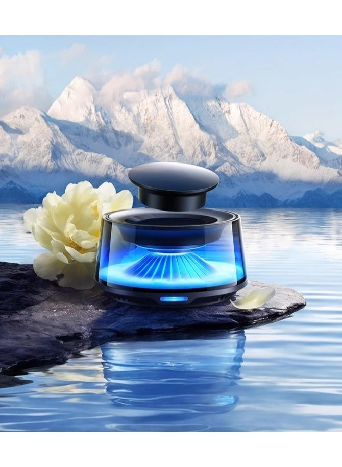 Smart car perfume diffuser, cloud and mist scenery aroma diffuser, household atmosphere light decoration - Image 1