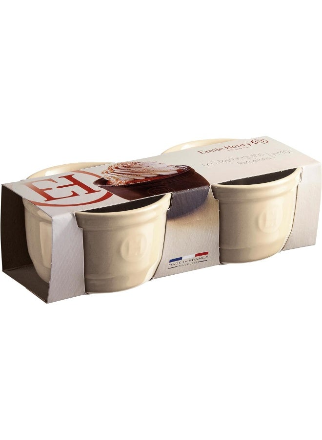 Emile Henry Set 2 X Ramekin Dish No 10 X 10 X 6 Cm - Image 1