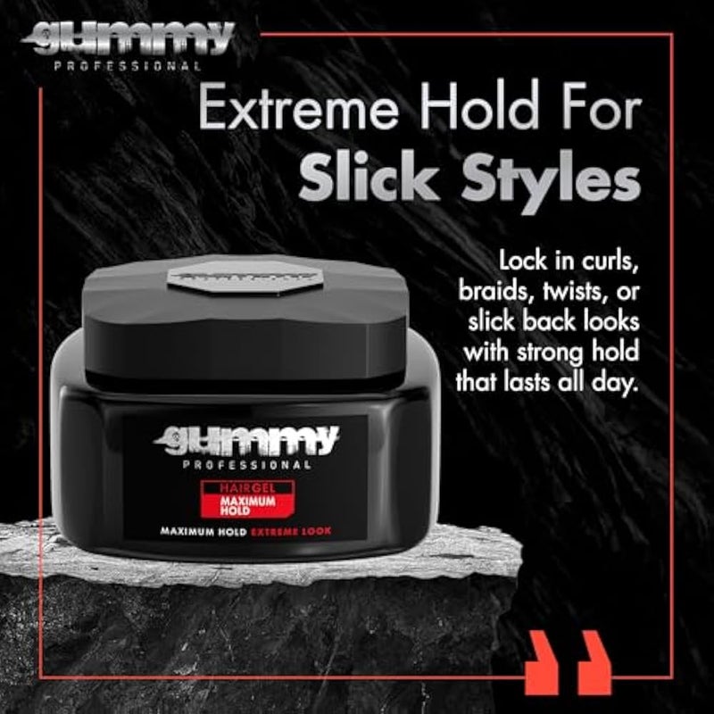 Gummy Professional Maximum Hold Hair Gel for Irresistible Shaping and Long Lasting Stability Discove - Image 2