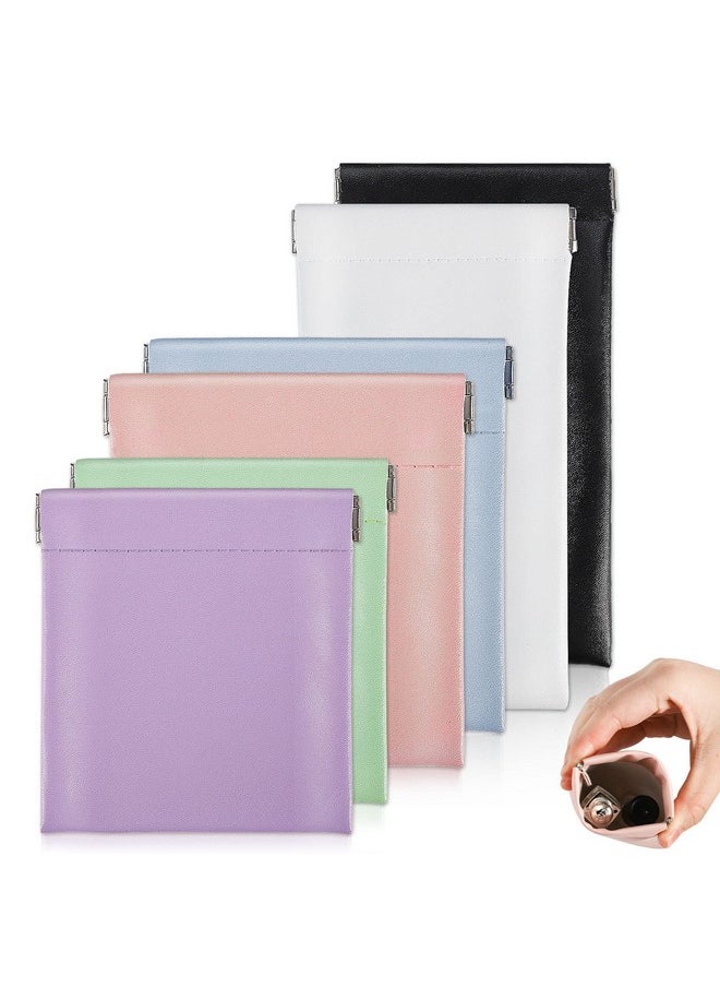 6 Pcs Lambskin Pocket Cosmetic Bag Squeeze Top 3 Size Portable No Zipper Selfclosing Pouches For Purse Mini Bag Purse Small Makeup Pouch For Purse Cosmetics Headphones Jewelry - pzsku/Z2FF1359292AB9A7E5698Z/45/_/1719338673/59b5a44f-8fb1-48f3-91fe-4ca9f734dcd6