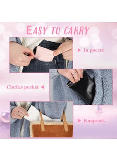 WSICSE 6 Pcs Lambskin Pocket Cosmetic Bag Squeeze Top 3 Size Portable No Zipper Selfclosing Pouches For Purse Mini Bag Purse Small Makeup Pouch For Purse Cosmetics Headphones Jewelry  - Image 3