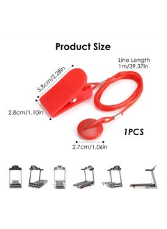 Generic Treadmill Safety Key Treadmill Emergency Stop Magnetic Stop Switch Emergency Accessory Kits Magnet Safety Lock Compatible with Majority of Treadmills  - Image 4