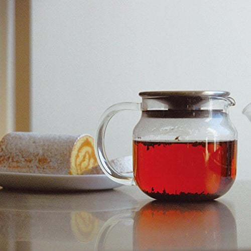 Kinto 8685 One-Touch Teapot, 21.8 fl oz (620 ml), Brown - Image 4