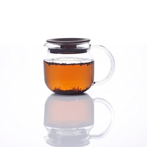 Kinto 8685 One-Touch Teapot, 21.8 fl oz (620 ml), Brown - Image 2