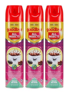 Goodbye All Insects Killer Spray - 400 ml Pack of 3  - Image 1