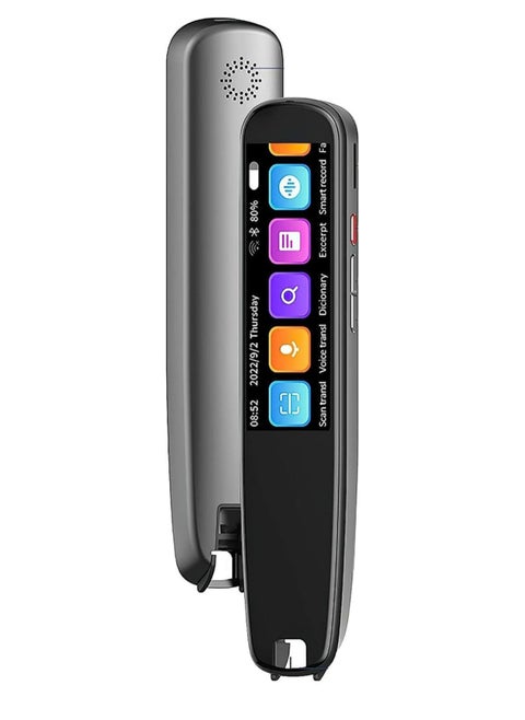 AI Language Translator Pen and Electronic Dictionary, Real-time Voice Translation in 134 Languages, Including Arabic, Supports Instant Offline/WiFi Translation, Equipped with Scanning Reading Function