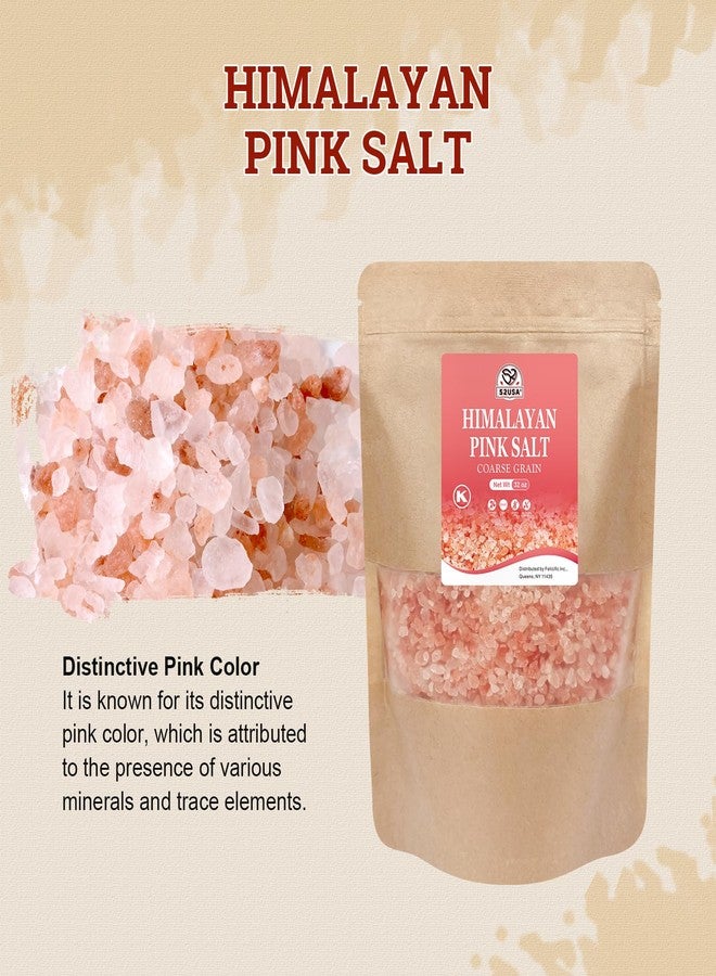 52USA Himalayan Pink Salt Coarse, Pink Himalayan Sea Salt, Coarse Grain 2 lb, Himalayan Salt, Pink Salt, Rock Salt for Grinder Refill, No Artificial Colors, No Additives, No Gluten, Kosher Certified - Image 3