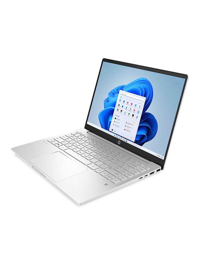 HP كمبيوتر محمول بافيليون بلس مع شاشة IPS مقاس 14 بوصة بدقة 2.2 كي (2240 × 1400) ، معالج كور i5 / ذاكرة وصول عشوائي 16 جيجابايت / 512 جيجابايت اس اس دي /  11 / انتل ايريس اكس اي جرافيكس الإنجليزية/العربية فضى طبيعى - Image 3