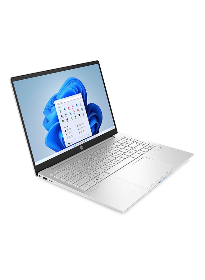 HP كمبيوتر محمول بافيليون بلس مع شاشة IPS مقاس 14 بوصة بدقة 2.2 كي (2240 × 1400) ، معالج كور i5 / ذاكرة وصول عشوائي 16 جيجابايت / 512 جيجابايت اس اس دي /  11 / انتل ايريس اكس اي جرافيكس الإنجليزية/العربية فضى طبيعى - Image 2