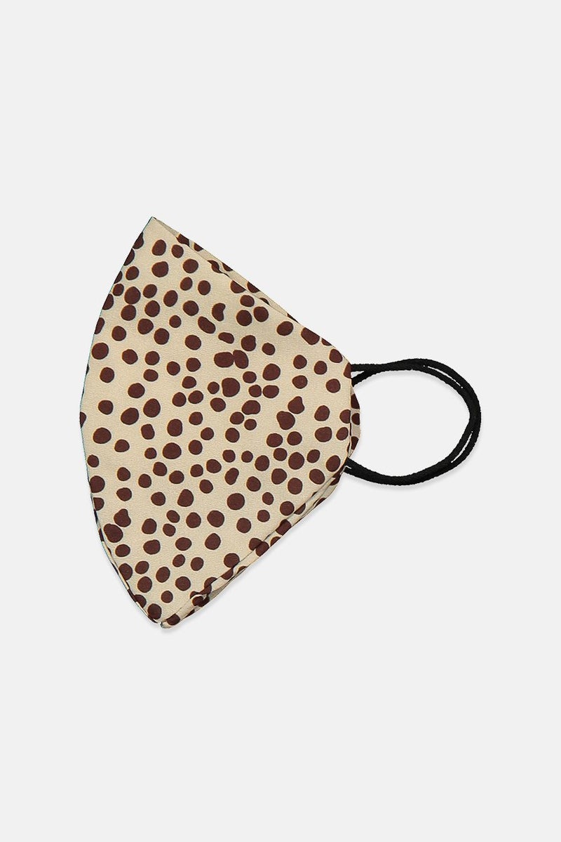 TOPSHOP Polka Dots Face Mask, Multicolor - Image 3