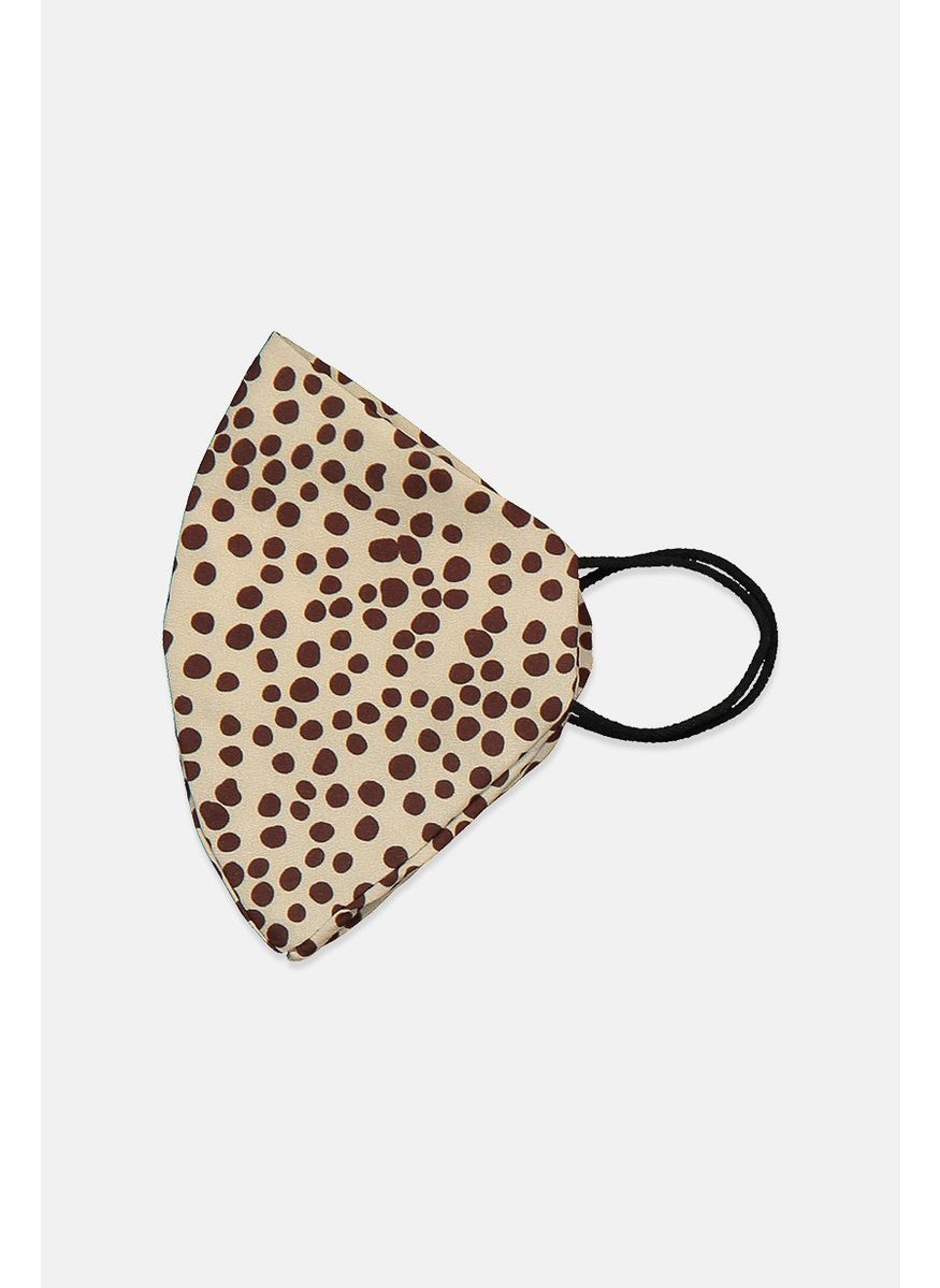 Polka Dots Face Mask, Beige and Brown - pzsku/Z2FF16E18712C30AF88EFZ/45/_/1739715397/23bc1b4b-0de9-4019-b2dd-bb7e02be30a0