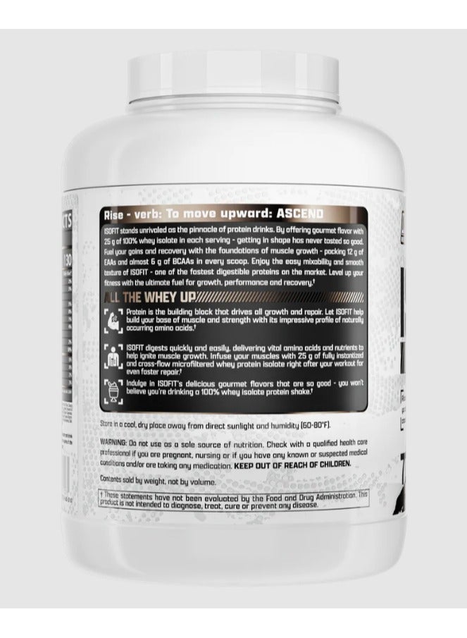 Nutrex Research Iso Fit Whey Protein Isolate 5 lbs - Vanilla Ice Cream - 70 Servings - Image 2