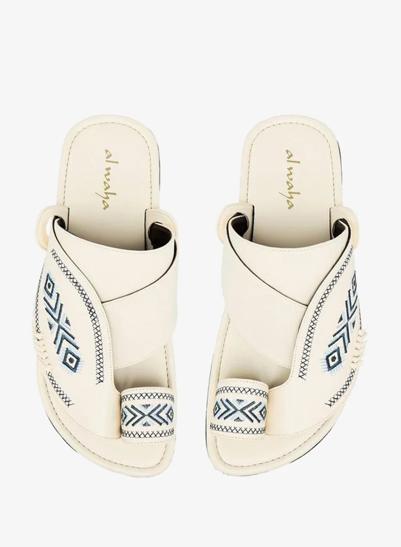 الواحة Men Embroidered Arabic Sandals Ramadan Collection