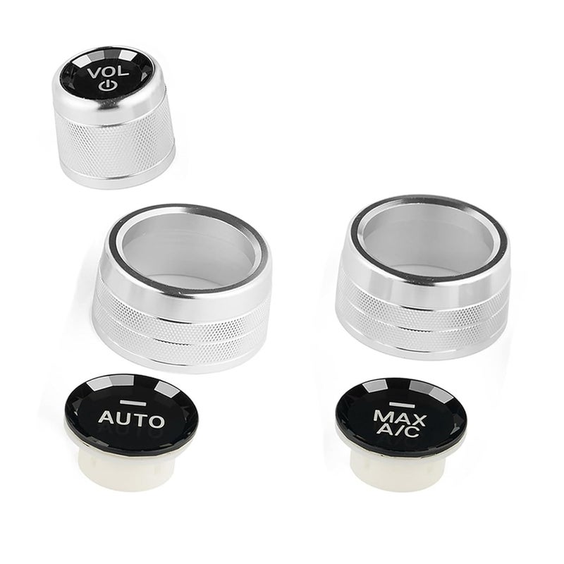 QASULER Car AC Radio Knob Switch Cover - Image 1