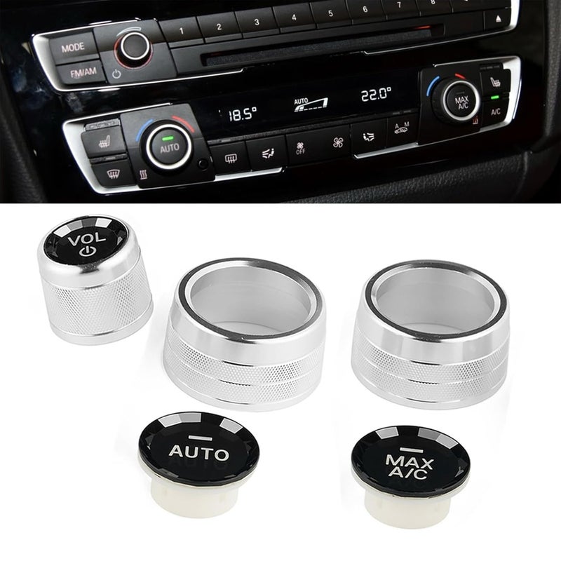 QASULER Car AC Radio Knob Switch Cover - Image 2