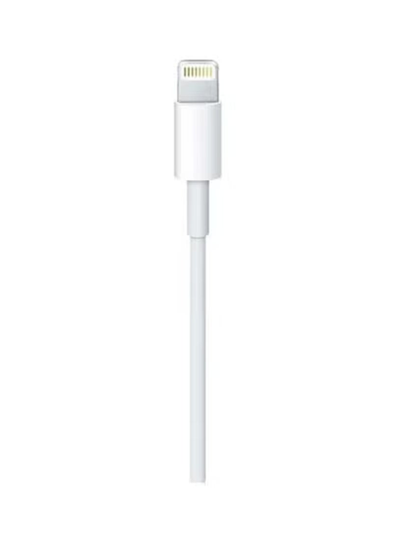 Apple Lightning To USB Charging Cable 1M for Apple iPhone White  - Image 2