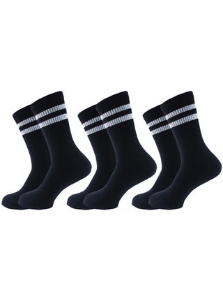Set Of 3 Half Terry Long Socks Women Black - pzsku/Z2FF1C7BBA3EC351D07ADZ/45/_/1706133193/2c42814b-ea25-43e8-8e30-747fabf97d6f