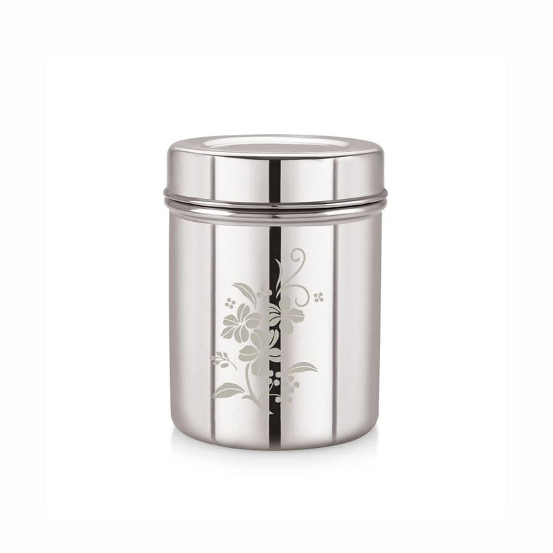 Neelam Stainless Steel 12, 22 Gauge Lazer Etching Deep Dabba, Utility Canisters, Storage Containers, Ideal for Storing Food, Durable Quality, Perfect for Daily Uses, Durable & Elegant Storage, 1900 ml - Image 5