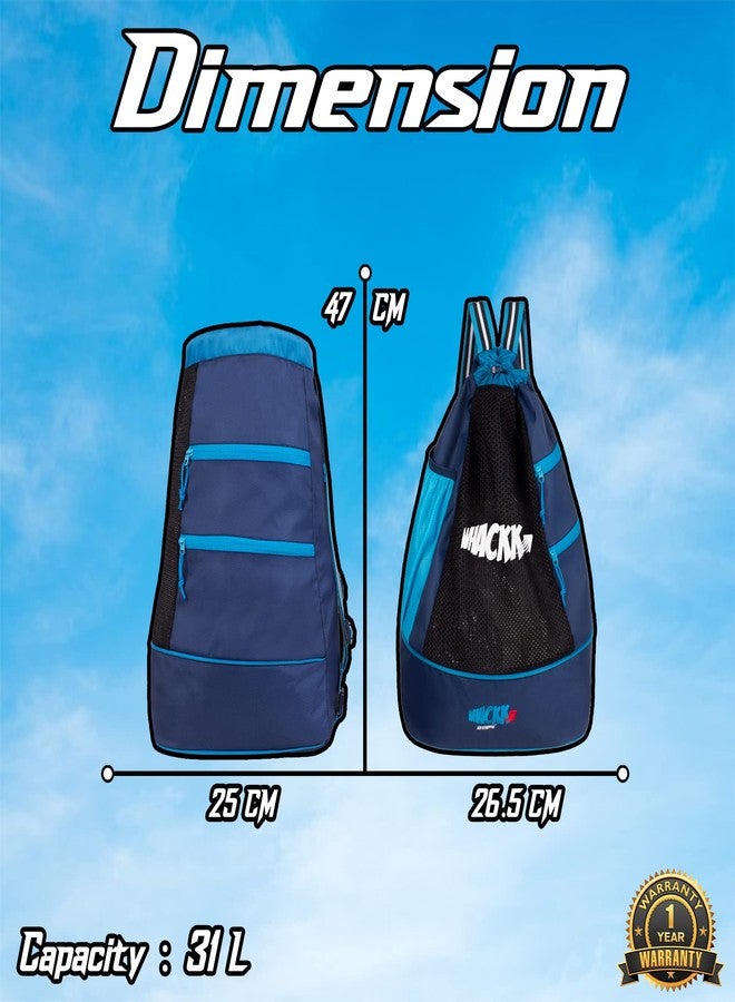 WHACKK Goal Football Bag (Navy Blue), Polyester - Image 3