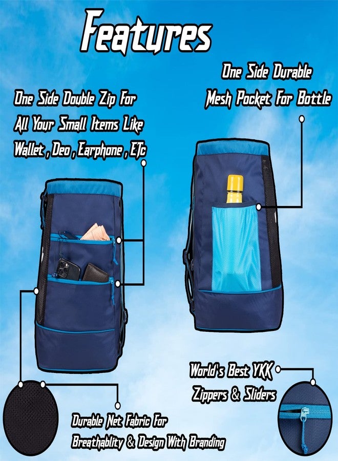 WHACKK Goal Football Bag (Navy Blue), Polyester - Image 5