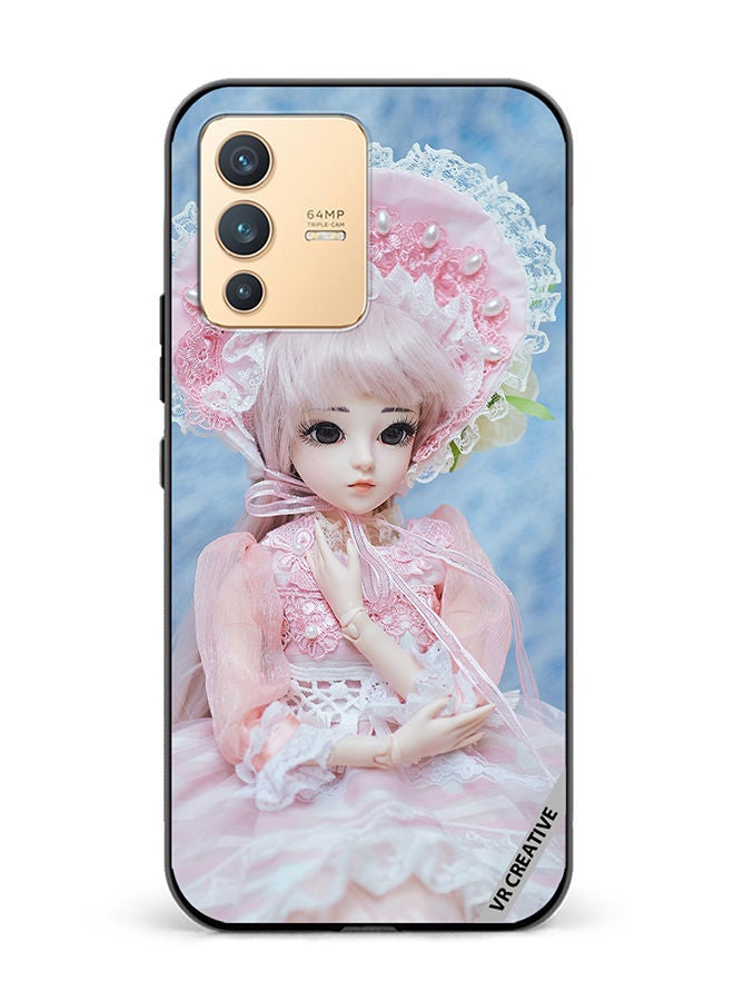 VR CREATIVE Protective Case Cover For Vivo V23 5G Japanese Barbie Design Multicolour - Image 1
