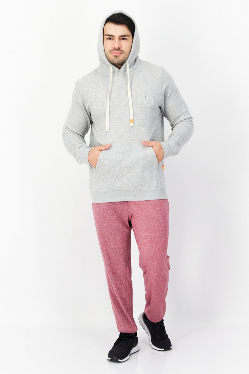 DUCK AND COVER Men Sportswear Fit Embossed Print Outdoor Fleece Sweatshirts, Grey - Image 3