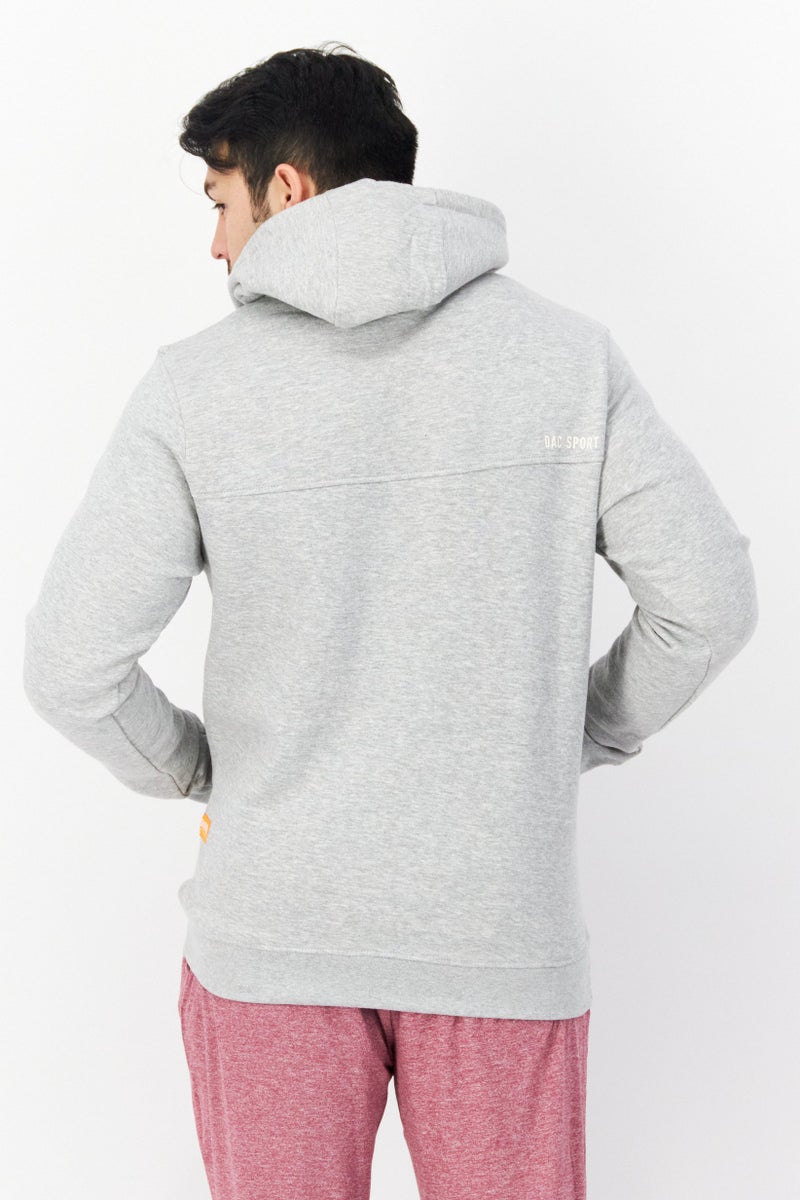 DUCK AND COVER Men Sportswear Fit Embossed Print Outdoor Fleece Sweatshirts, Grey - Image 4