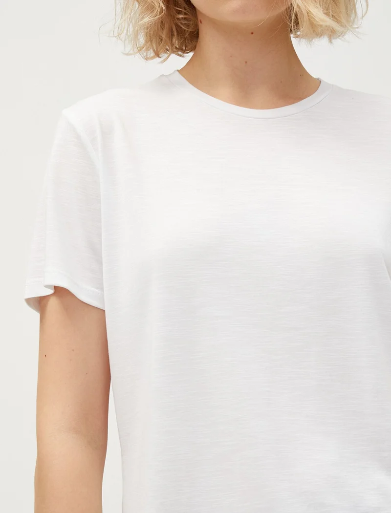 كوتون Basic Modal T-Shirt Short Sleeve