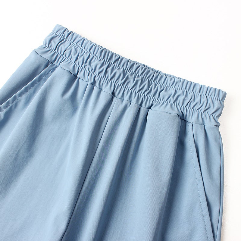 Summer Korean version of the new boys sports anti-mosquito pants large children thin ice silk quick-drying pants girls pants wholesale - Image 4