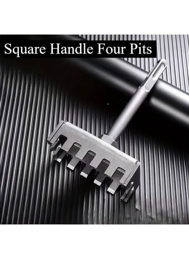 Type 86 Base Box Square Hole Punch Carbon Steel Blade Non Slip Grip Dual Use Electrician Installation Home Repair - Image 5