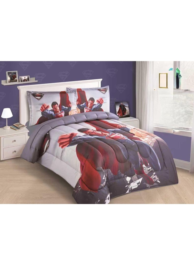 4-Piece Microfiber Bedding Set with Children's Designs – New Collection