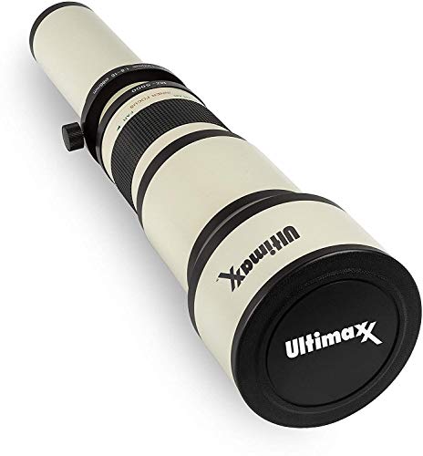 Ultimaxx 650-1300mm (w/ 2X Converter 1300-2600mm) Telephoto Zoom Lens Set for Canon EOS 9000D 800D 760D 750D 700D 1300D 1200D T100, 4000D, 3000D, 2000D, 1500D DSLR Cameras - Image 3