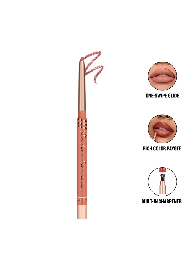 Character Character The Fine Line Retractable Lip Liner with Built-in Sharpener - Matte Finish
