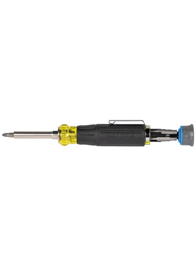 Klein Tools 32611P Mini Precision Screwdriver, 13-in-1 Magnetic Multi-Bit Pocket Driver with Nut Drivers, Phillips, Slotted, and Hex Tips - Image 2