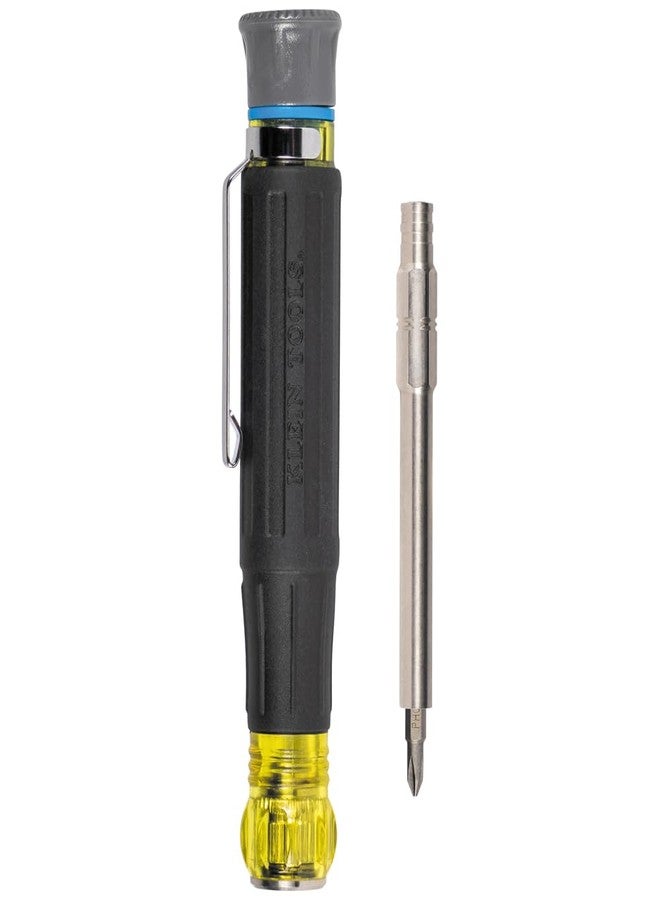 Klein Tools 32611P Mini Precision Screwdriver, 13-in-1 Magnetic Multi-Bit Pocket Driver with Nut Drivers, Phillips, Slotted, and Hex Tips - Image 5