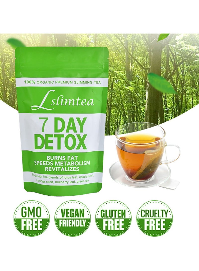 Wins Town 7 Day Natural Organic Slimming Tea  Herbal Detox·Fat Burning Metabolism Boost No Side Effects  - Image 2