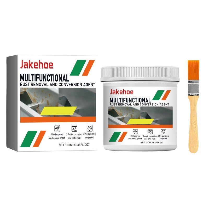 Jakehoe Multi-Functional Rust Inhibitor (Rust Red) Iron Roof Color Steel Rust Prevention Anti-Rust Primer - Image 1