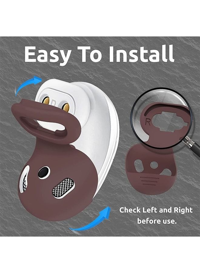 8 Pairs Ear Tips for Galaxy Buds Live, Anti-Slip Silicone Covers Eartips Accessories Compatible with Samsung Galaxy Bud Live - Image 3