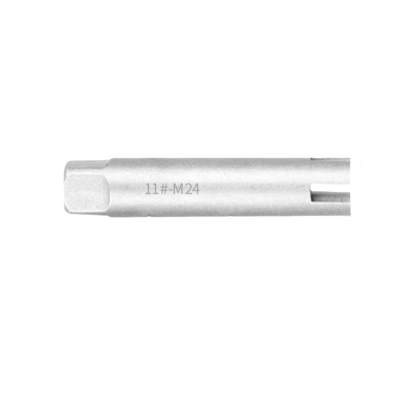 1 Pcs Tap Extractor 4 Flute Broken Head Screw Remover Stripped Screw Tap Extractor 11#M24 - Image 1